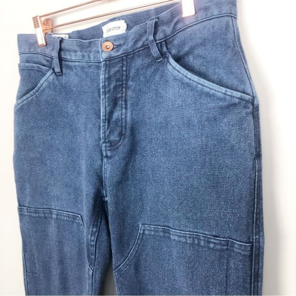 TAYLOR STITCH | Button Fly Cropped Jeans Seam Detail Women’s Size 30 (10) - Picture 2 of 9